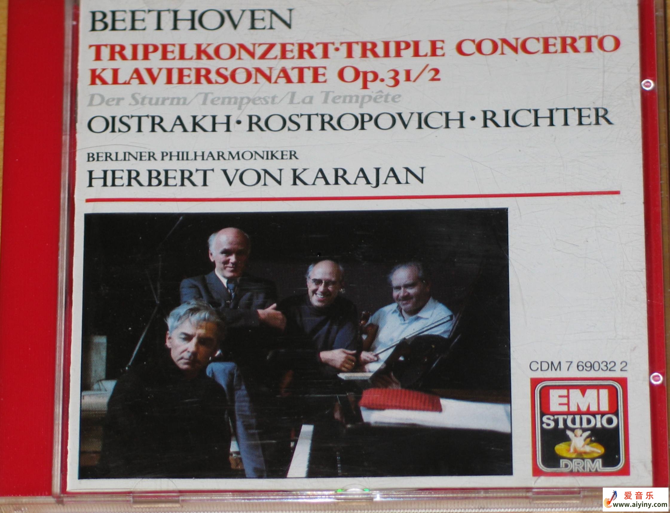 著名的四大巨头《贝多芬三重协奏曲 勃拉姆斯双重协奏曲》752 / 作者:匿名网友 / 帖子ID:4127