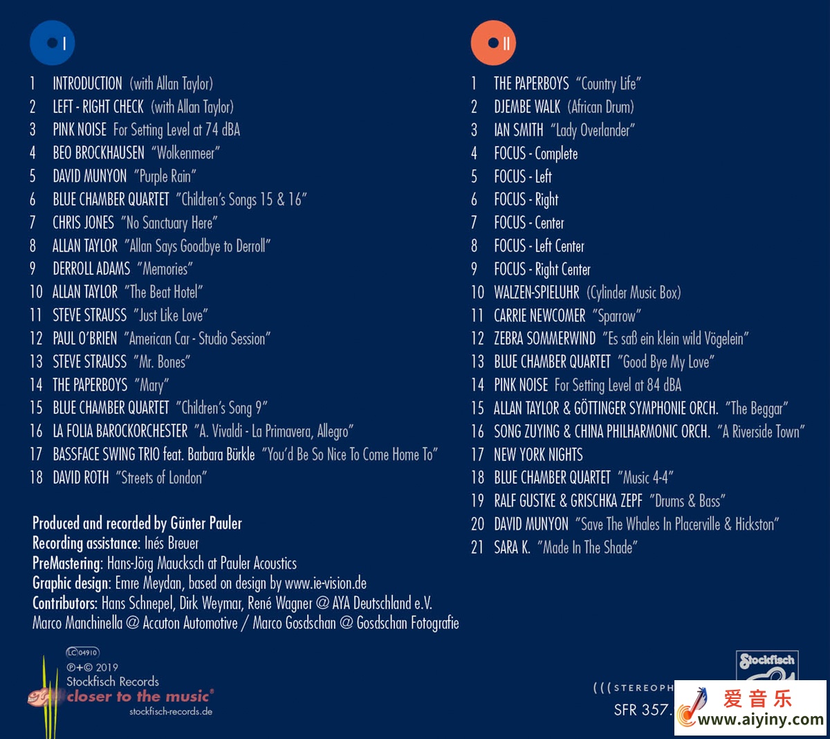 老虎鱼《超权威音响测试天碟》Authentic Audio Check  (2CD)601 / 帖子ID:4184