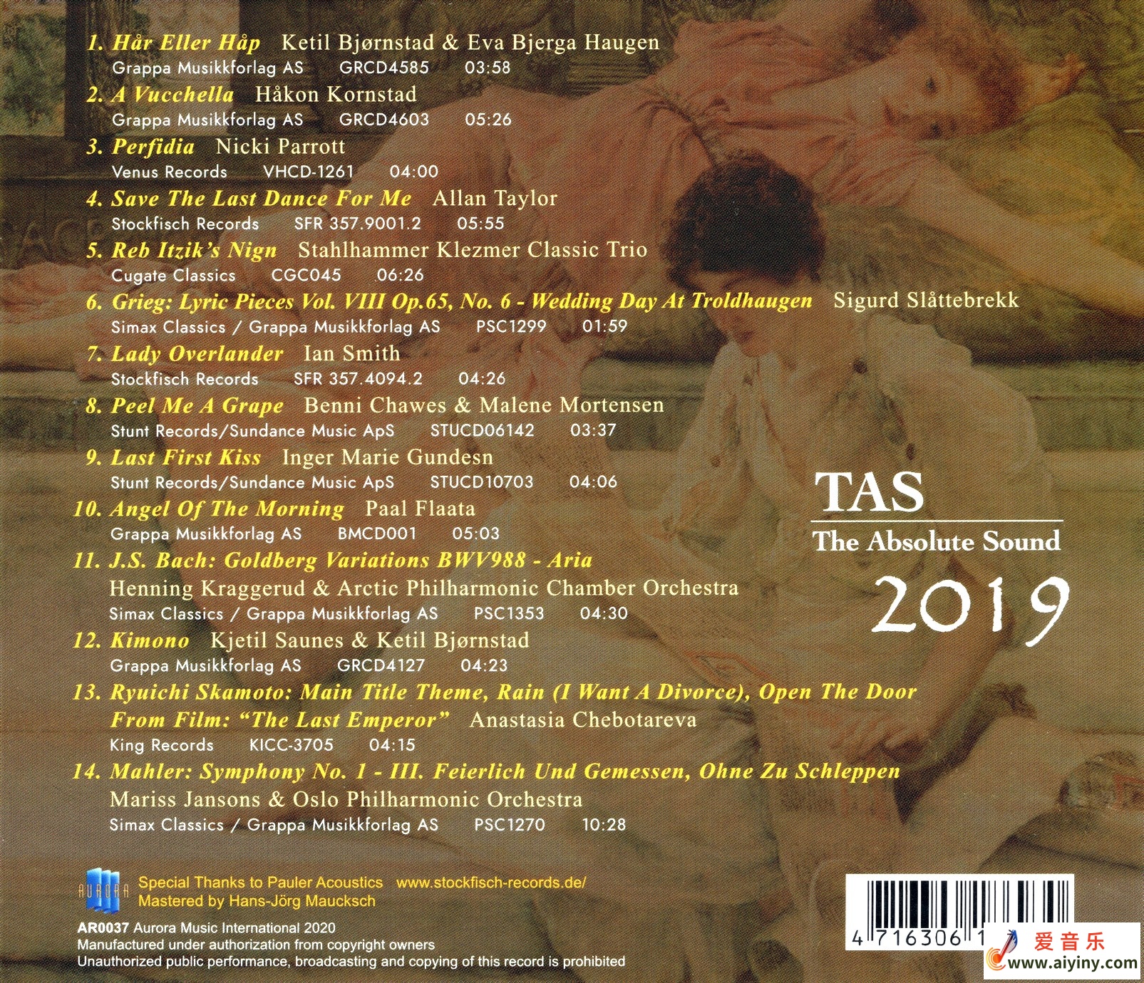 TAS绝对的声音2019《The Absolute Sound 2019》 2020 [WAV+CUE]94 / 帖子ID:4220