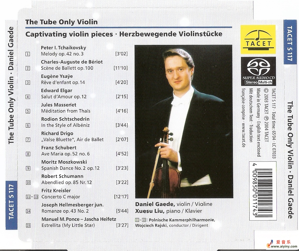TACET 胆咪王发烧《The Tube Only Violin胆咪之小提琴》SACD