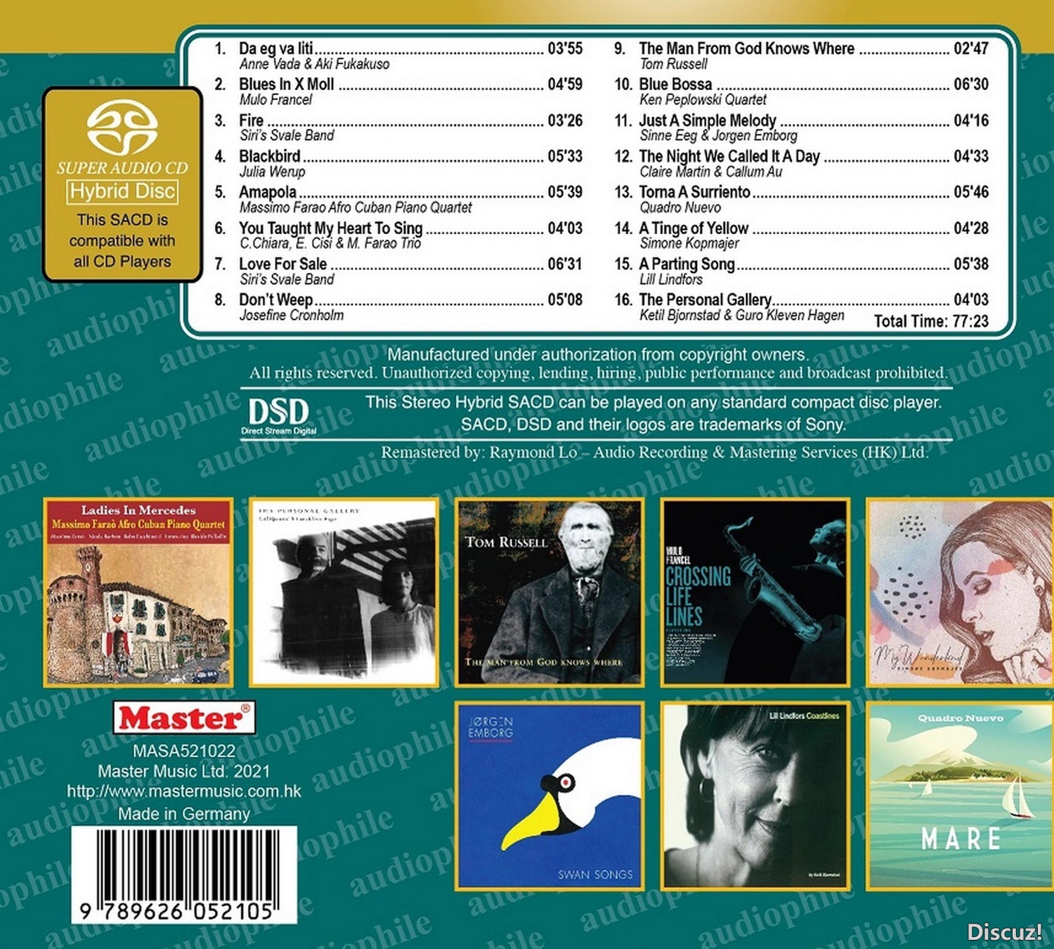 明达发烧天碟2021 《Master Superior 2021 Limited Edition》 [DSD64]