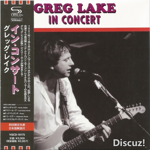 Greg Lake - 1995 - In Concert (Columbia Music Japan Mini LP SHM-CD 2011)