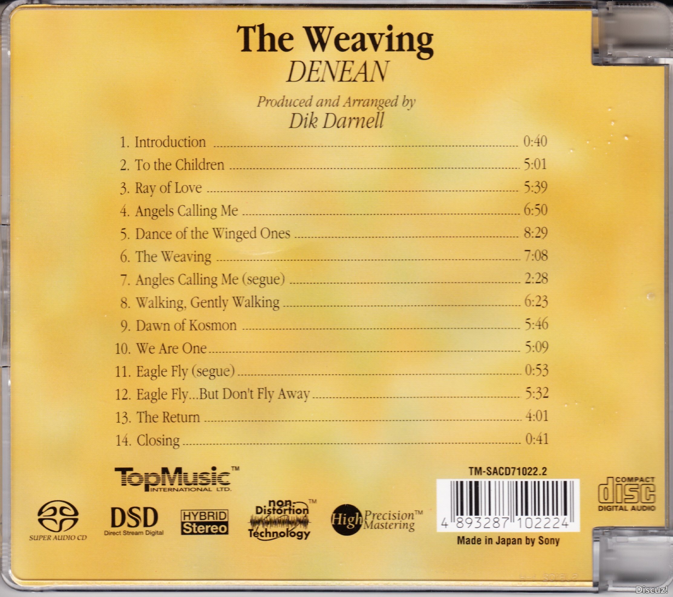 天乐唱片 The Weaving 黛妮-织梦SACD WAV
