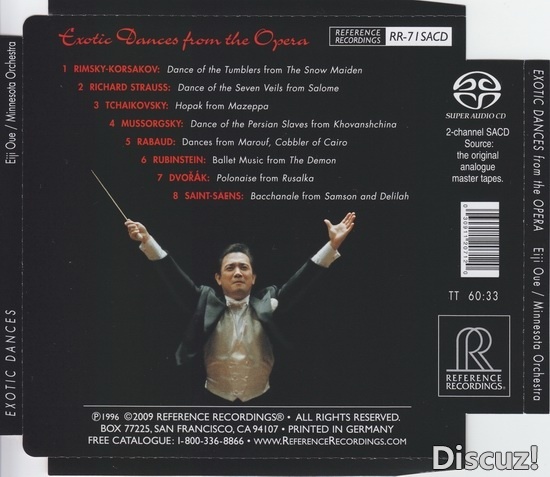 大植英次《Exotic Dances from the Opera（舞迷心窍） 》(SACD-R)